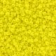 Miyuki rocailles Perlen 11/0 - Matted opaque yellow 11-404F